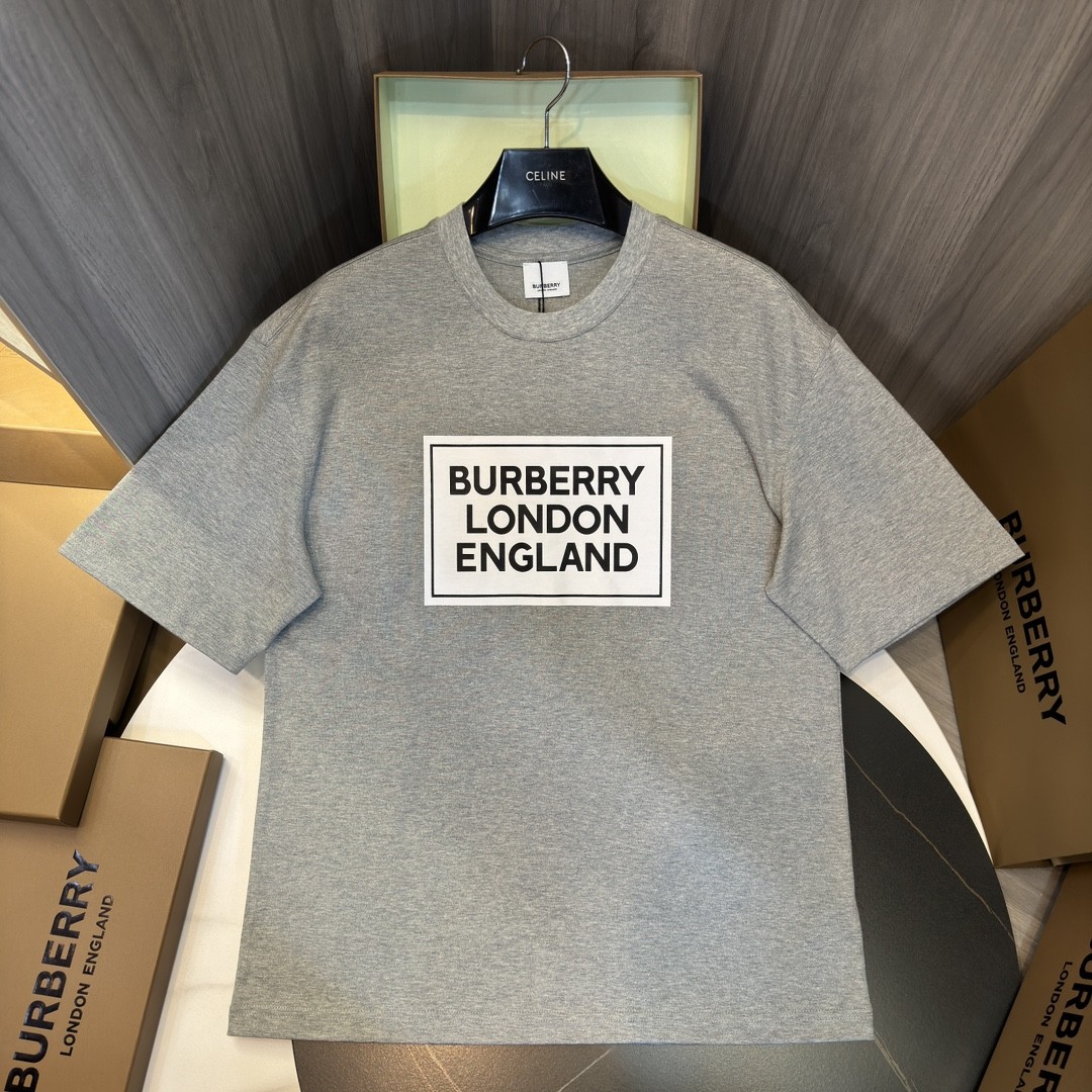 BBR 2024ss latest, logo printed cotton three-dimensional loose t-shirt