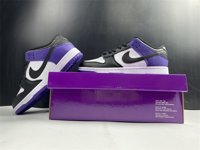 NK SB Dunk Low Court Purple BQ6817-500