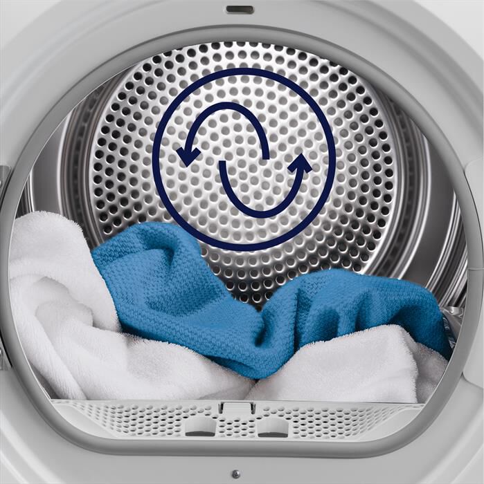 ELECTROLUX - Asciugatrice EW7H583B 8Kg Classe C-Bianco/oblò nero