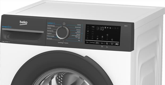 BEKO - Lavatrice BMEUWU4841A 8 Kg Classe A-Black,White