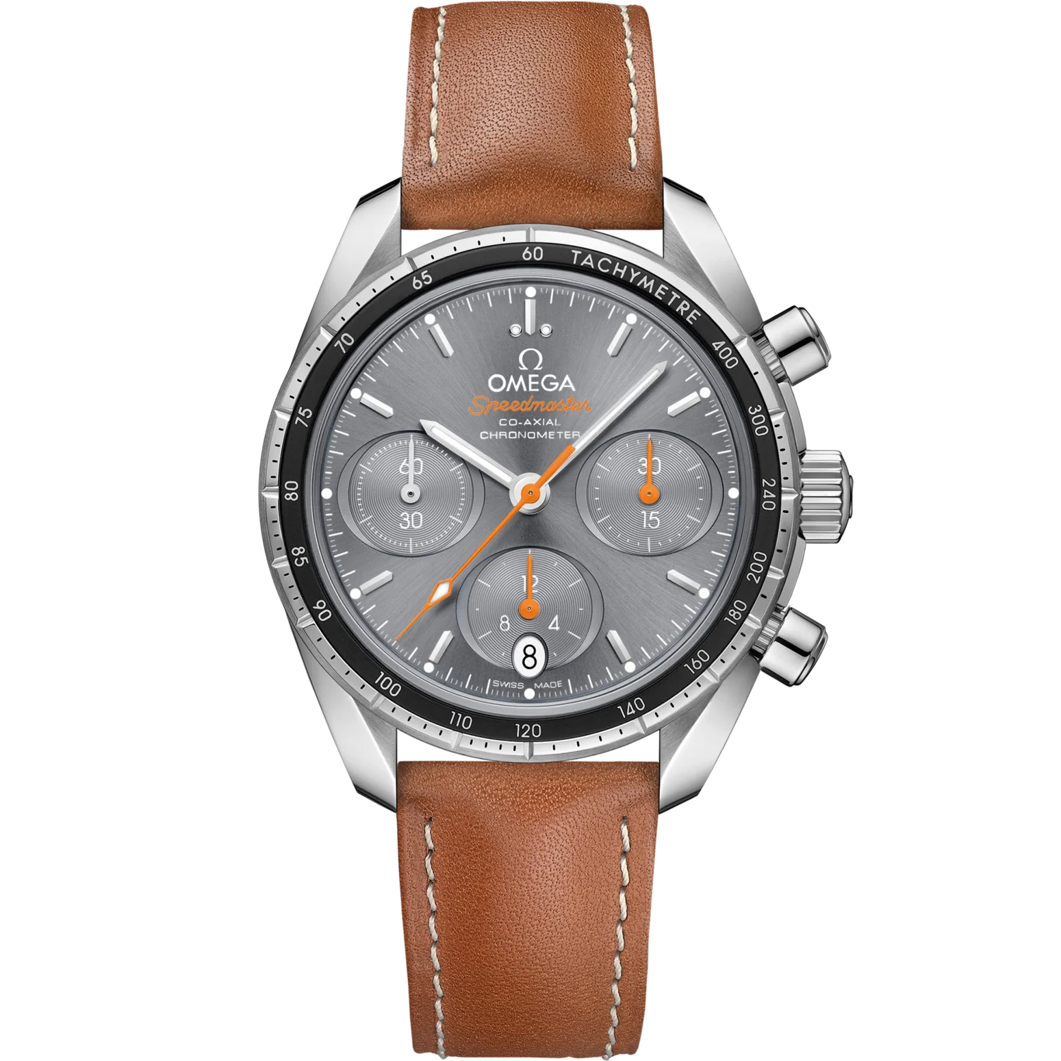 Omega Speedmaster 38 Grey Dial 38mm Stainless Steel Strap 324.32.38.50.06.001