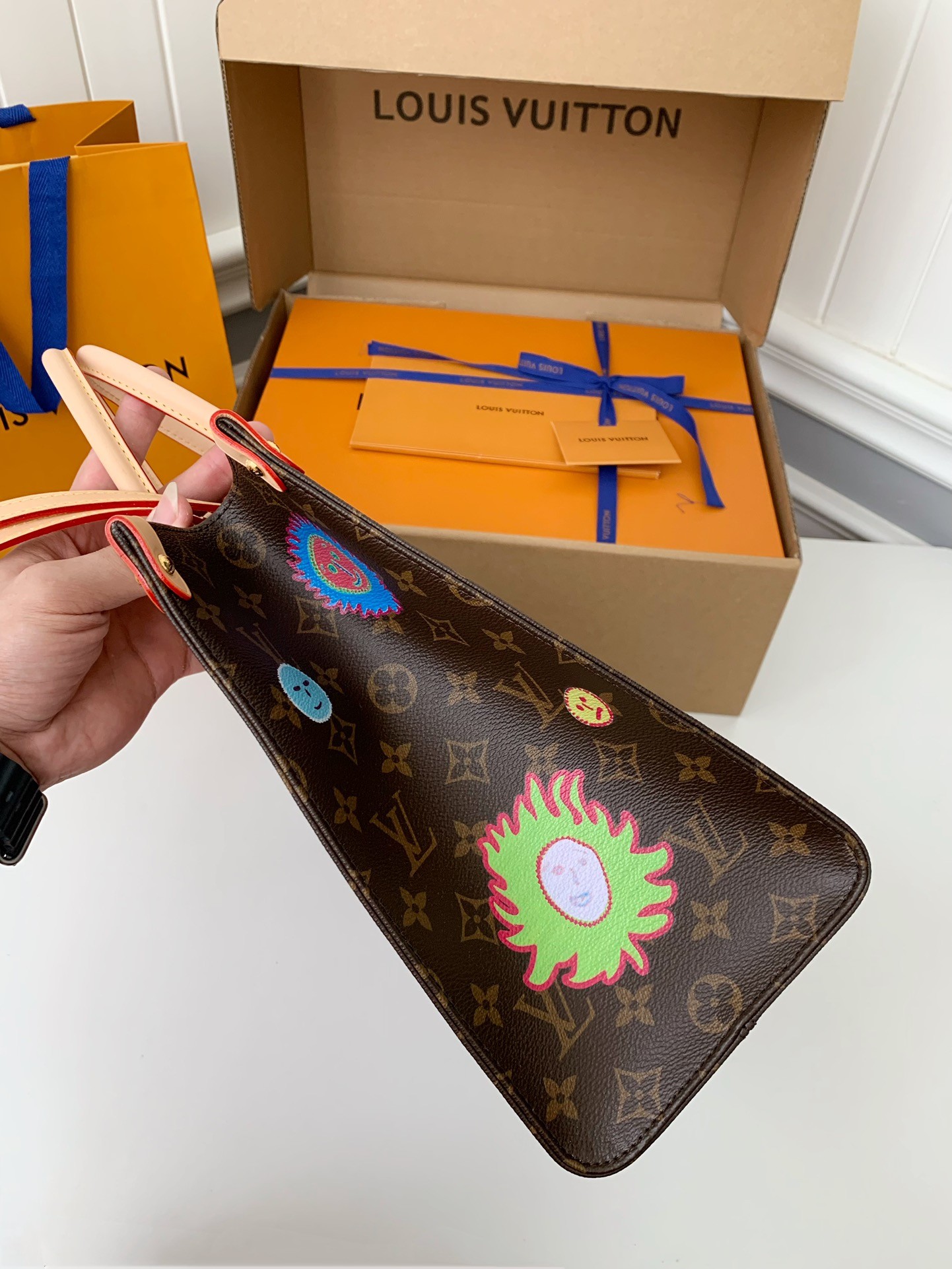 LV x Yayoi Kusama  ONTHEGO  35*27*14cm