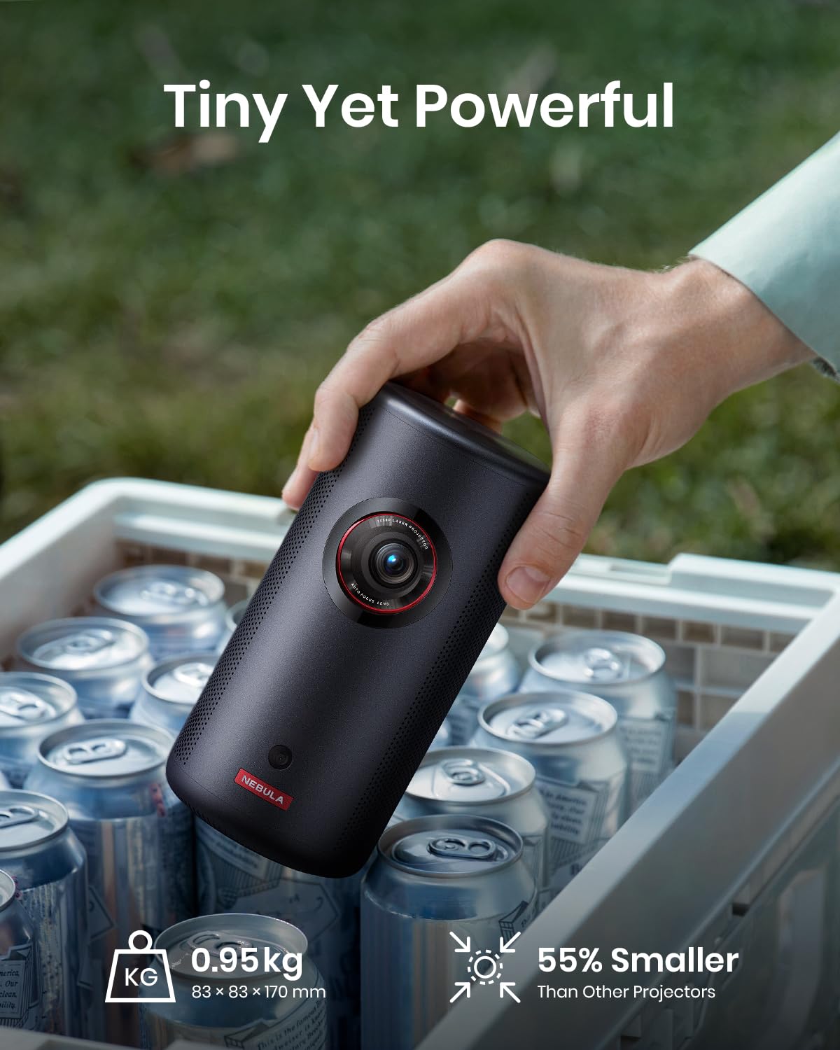 soundcore Nebula Capsule 3 (New) | 1080p Mini Google TV Projector