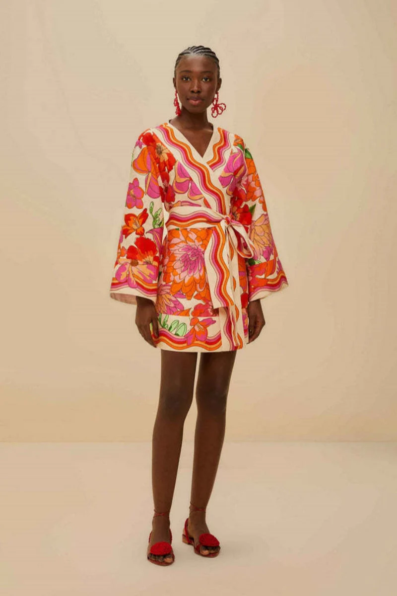 Casual Belted Linen Dress