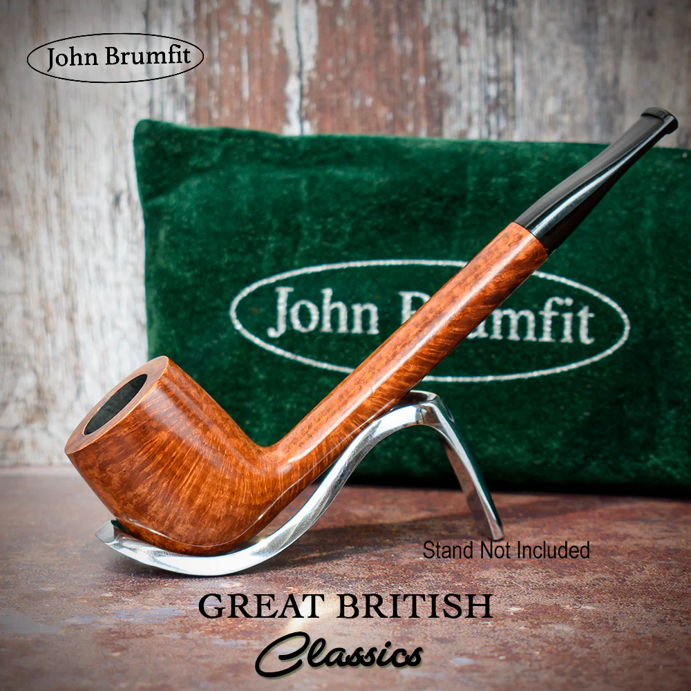 John Brumfit Great British Classics Briar Smoking Pipe - Canadian