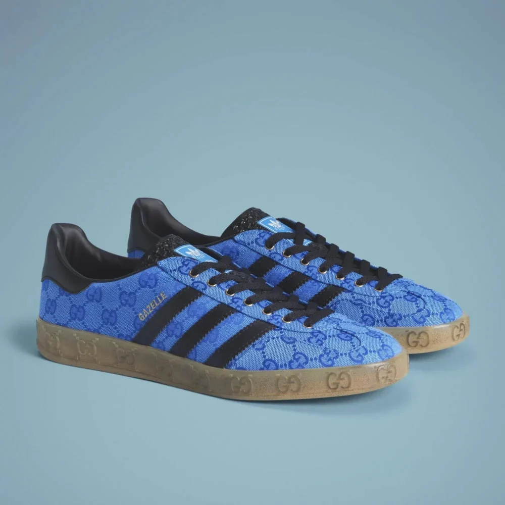 AD x GUC Gazelle ‘Blue GG Monogram’