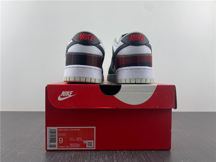 NK Dunk Low Tartan Plaid DV0827-100