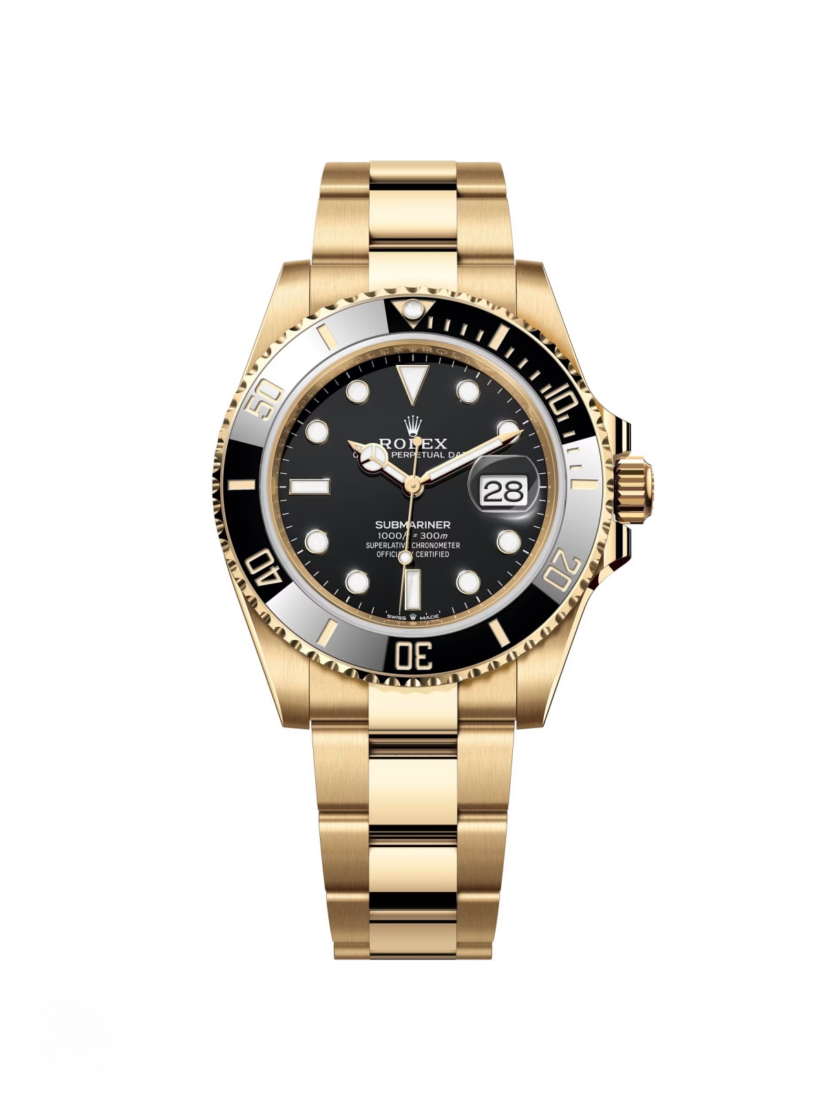 Rolex 126618LN Submariner Date 41mm Black Oyster 18k yellow gold