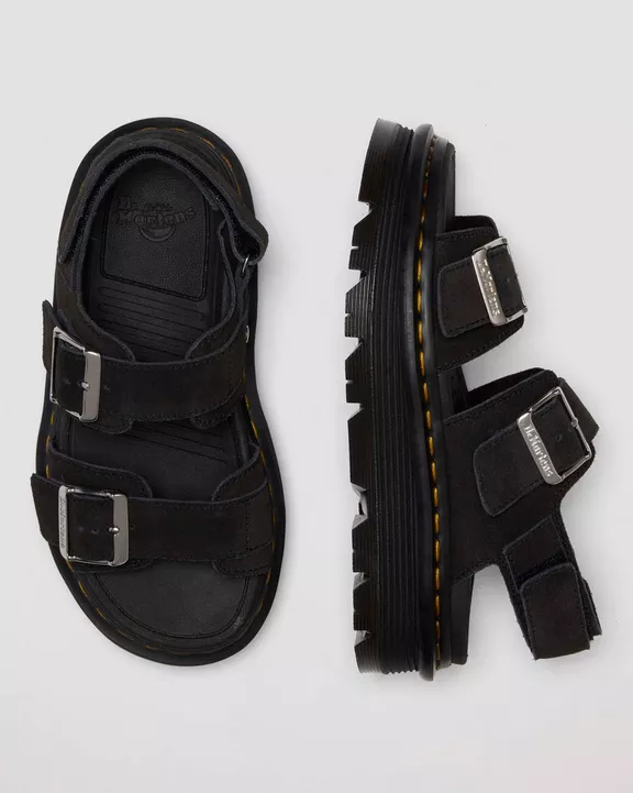 Zebzag Suede Sandals