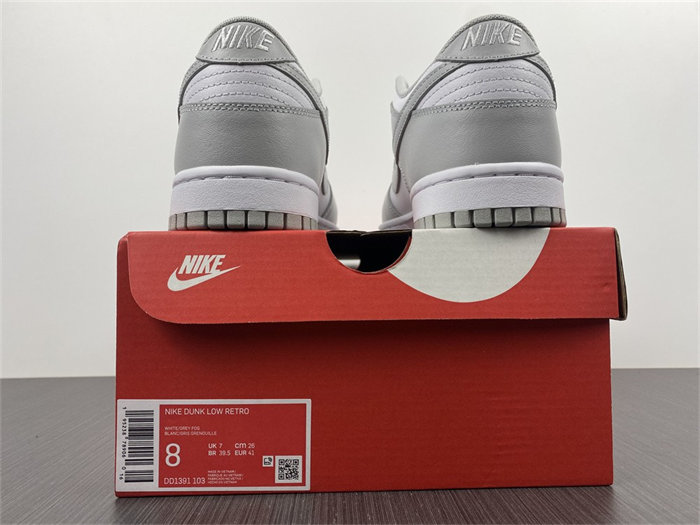 NK Dunk Low Grey Fog DD1391-103