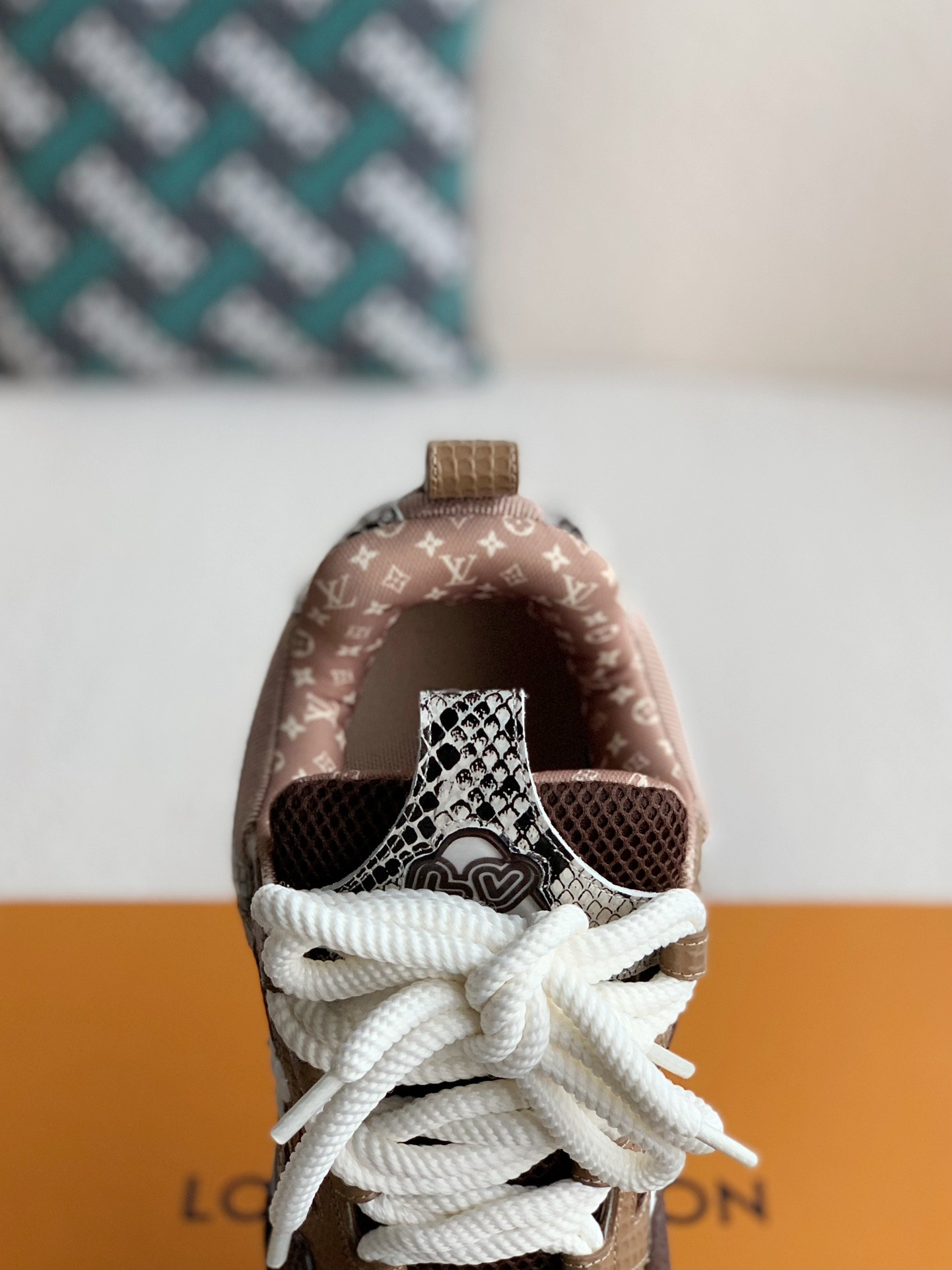 LV Skate Trainers ‘Brown’ – NICE SHOEUS