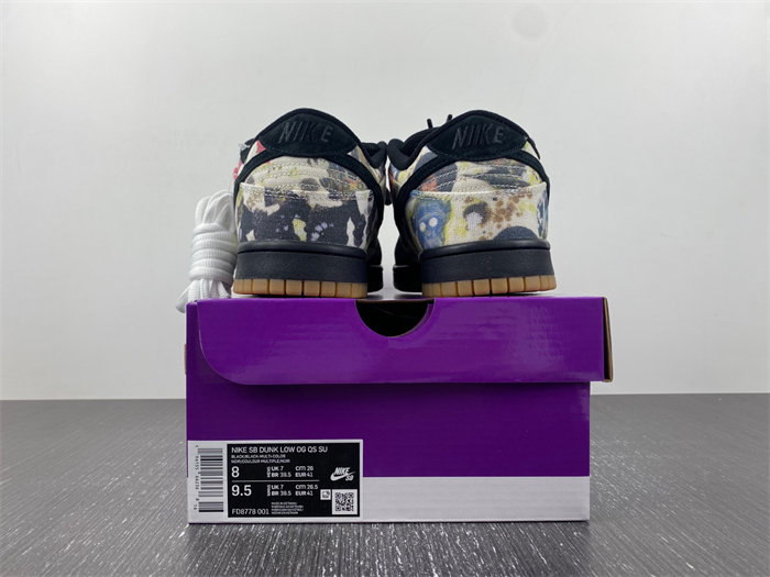 NK SB Dunk Low Supreme Rammellzee FD8778-001