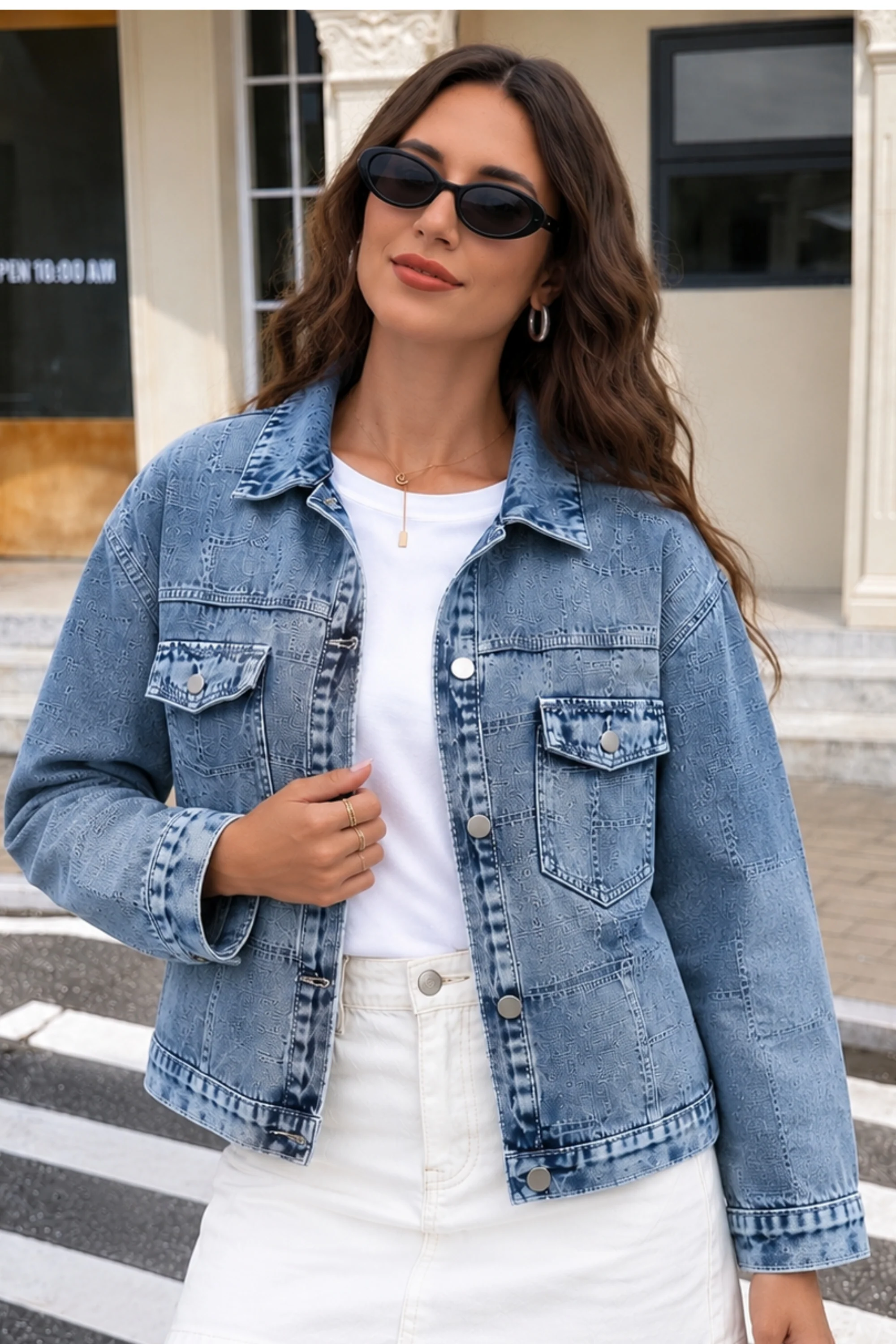 Washed Blue Denim Jacket