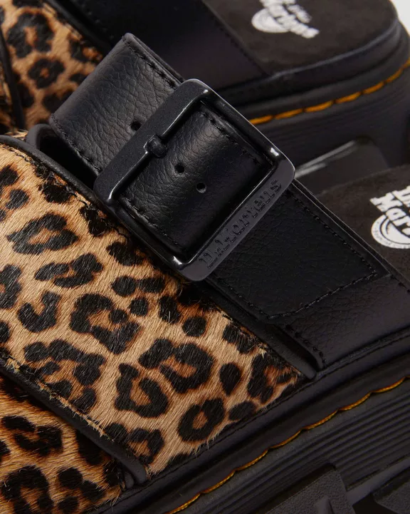 Mattison Leopard Slide Sandals