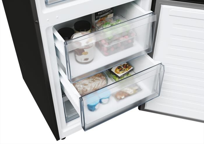 CANDY - Frigorifero combinato CNCQ2T620EB Classe E 409 lt-Black