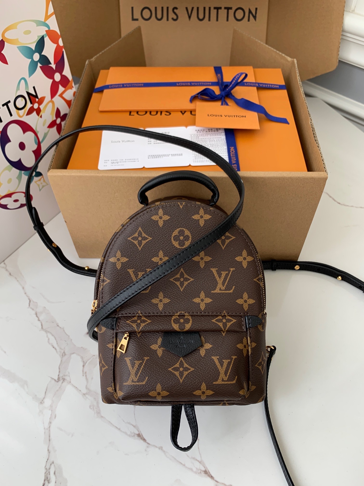 LV PALM SPRINGS M44873  size:17*22*10cm