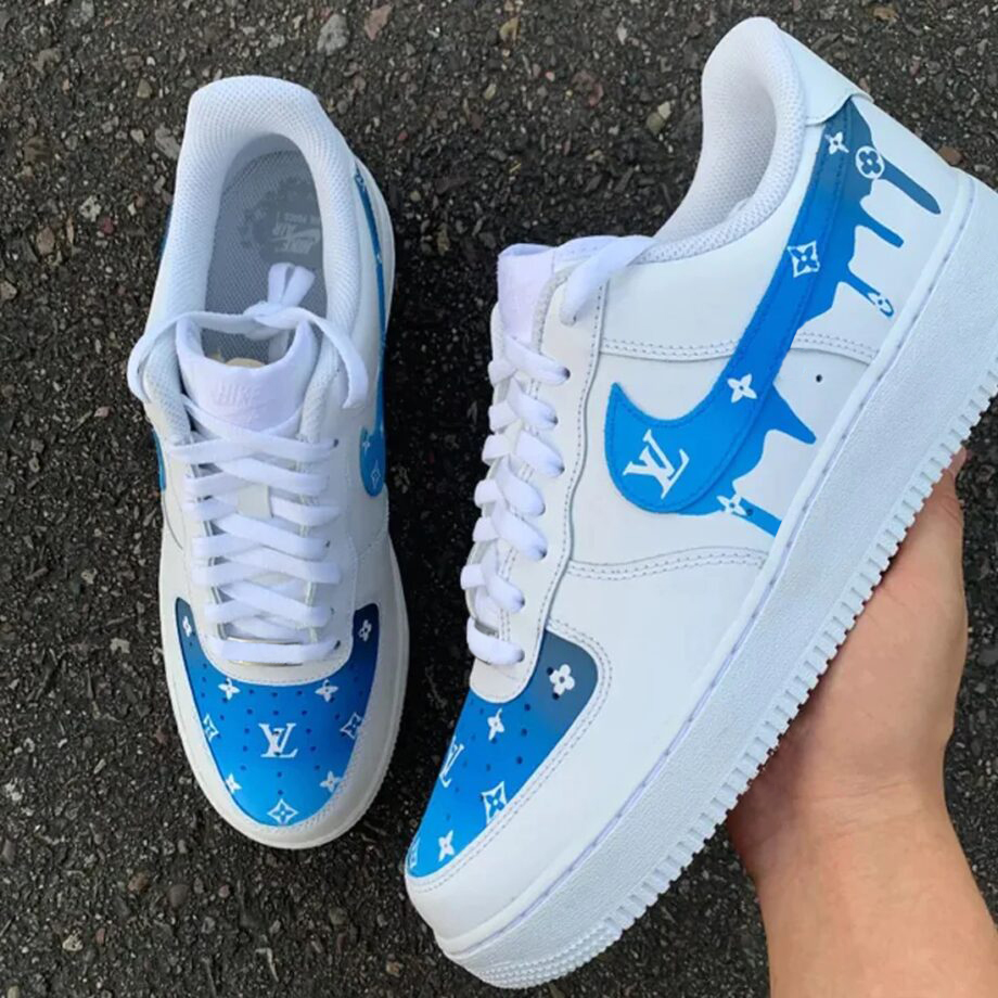 “LV Blue Black Grandiant Swoosh Dripping” AF1 Sneaker Hot 2026 F8-TDP2112C001