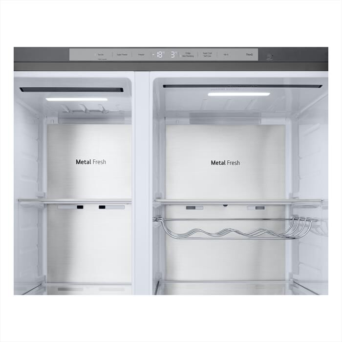LG - Frigorifero side by side GSLE91MBAB Classe B-Metal Sorbet