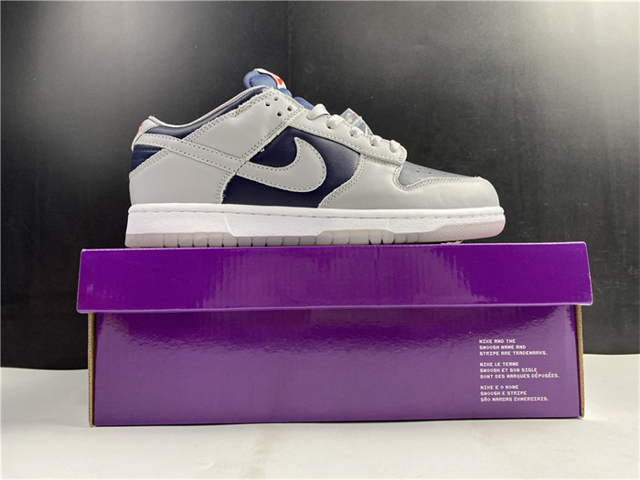 NK Dunk Low College Navy Grey DD1768-400