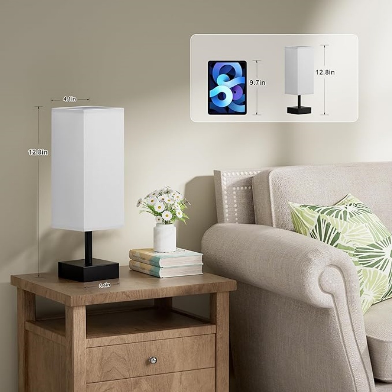 White Small Table Lamp