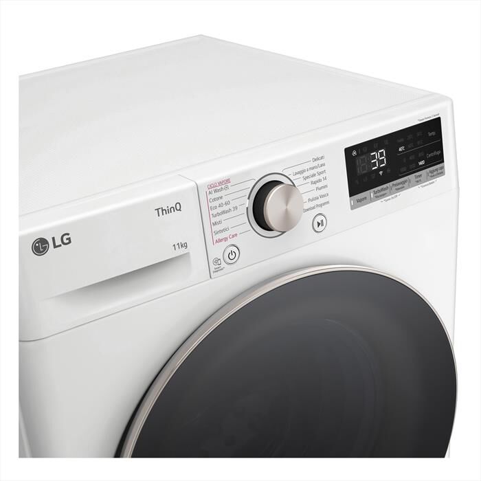 LG - Lavatrice AI DD R7 F4R7011TSWG 11kg Classe A-Bianca