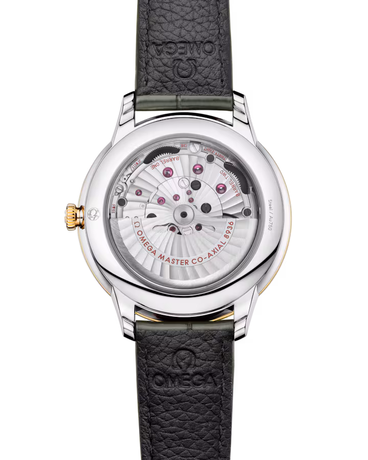 Omega De Ville Prestige 42 mm Green Dial Stainless Steel  18k Yellow Gold Strap 434.23.42.22.10.001