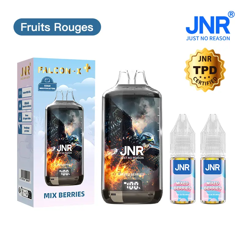 JNR Falcon X⁺ (Falcon X Plus) 28000 Puffs - Kit Pod Remplissable et Rechargeable - Vape Grok