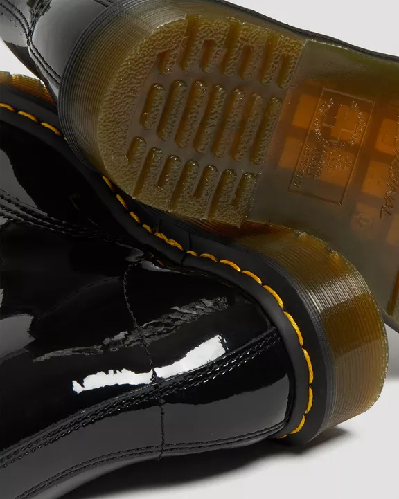 1460 Patent Leather Lace Up Boots