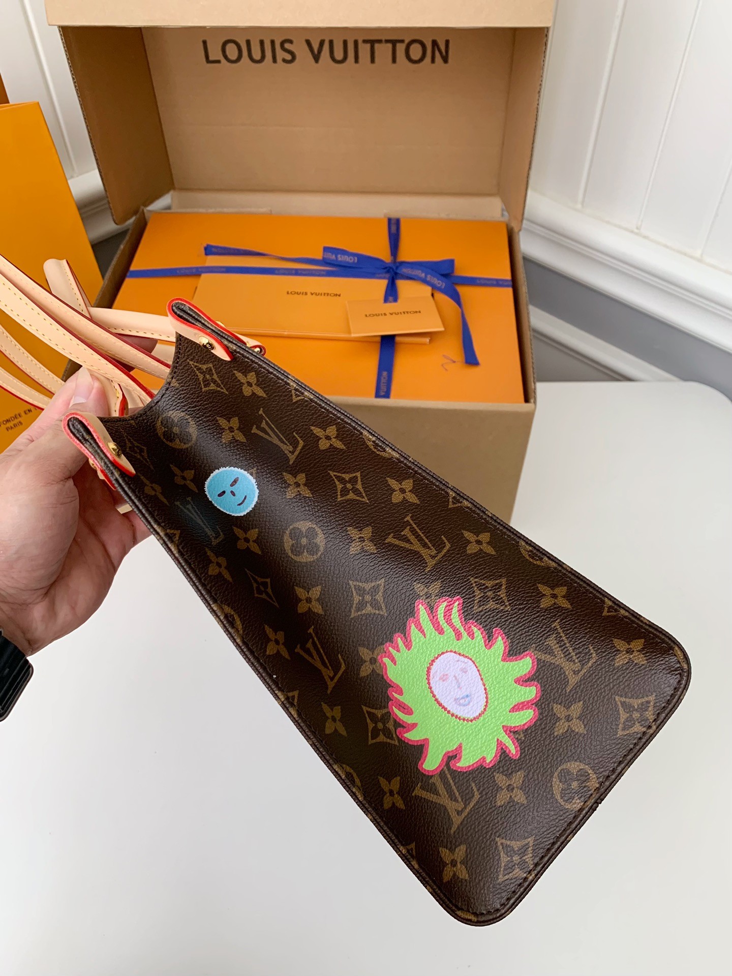LV x Yayoi Kusama  ONTHEGO  35*27*14cm