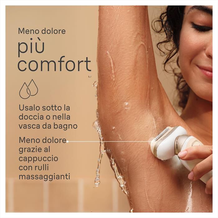 BRAUN - Epilatore SILK-ÉPIL 9 9-011-BIANCO/ORO