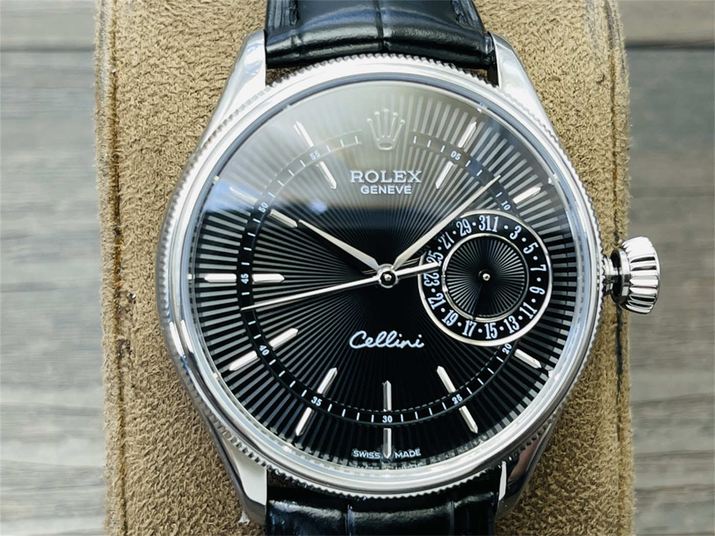 VR Factory Rolex Cellini Date Replica – M50519-0007 Black Dial 39mm
