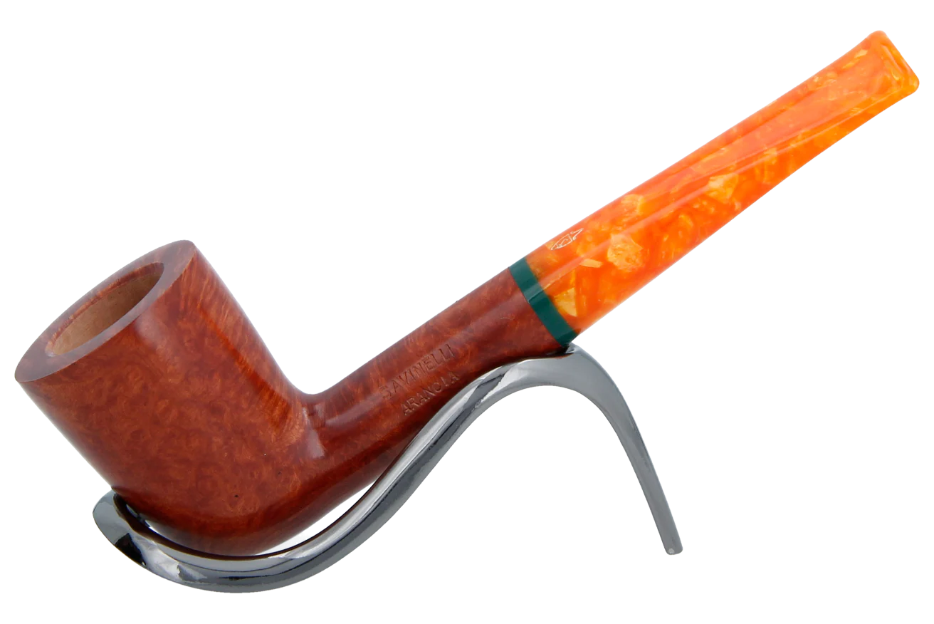 Savinelli Arancia Smooth Brown 409 - 6mm Briar Pipe