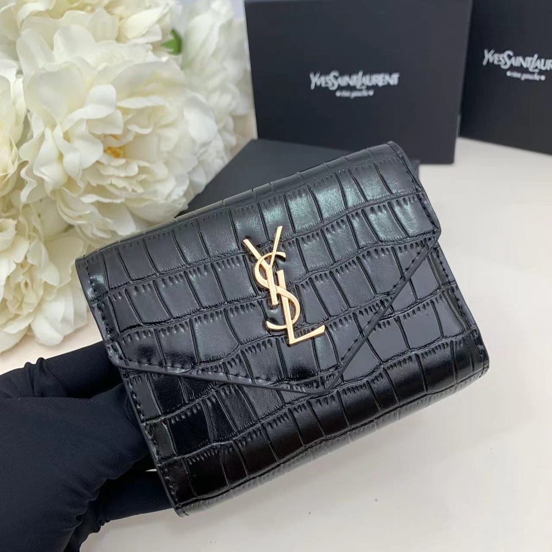Fashion 4.9″x3.9″x1.0″ Leather Wallet QB-927018