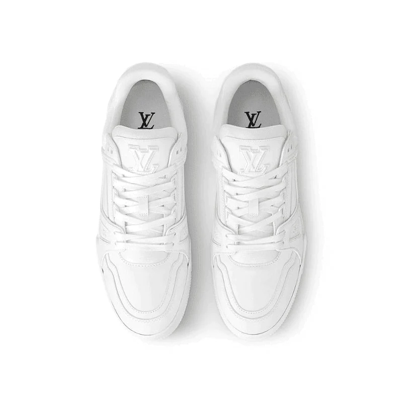 LV  Trainer Sneaker ‘All White’