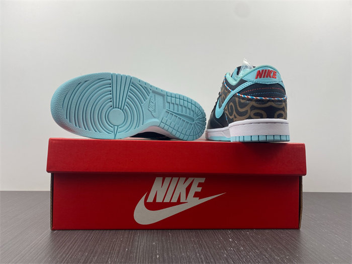 NK Dunk Low SE Barber Shop Black dh7614-001