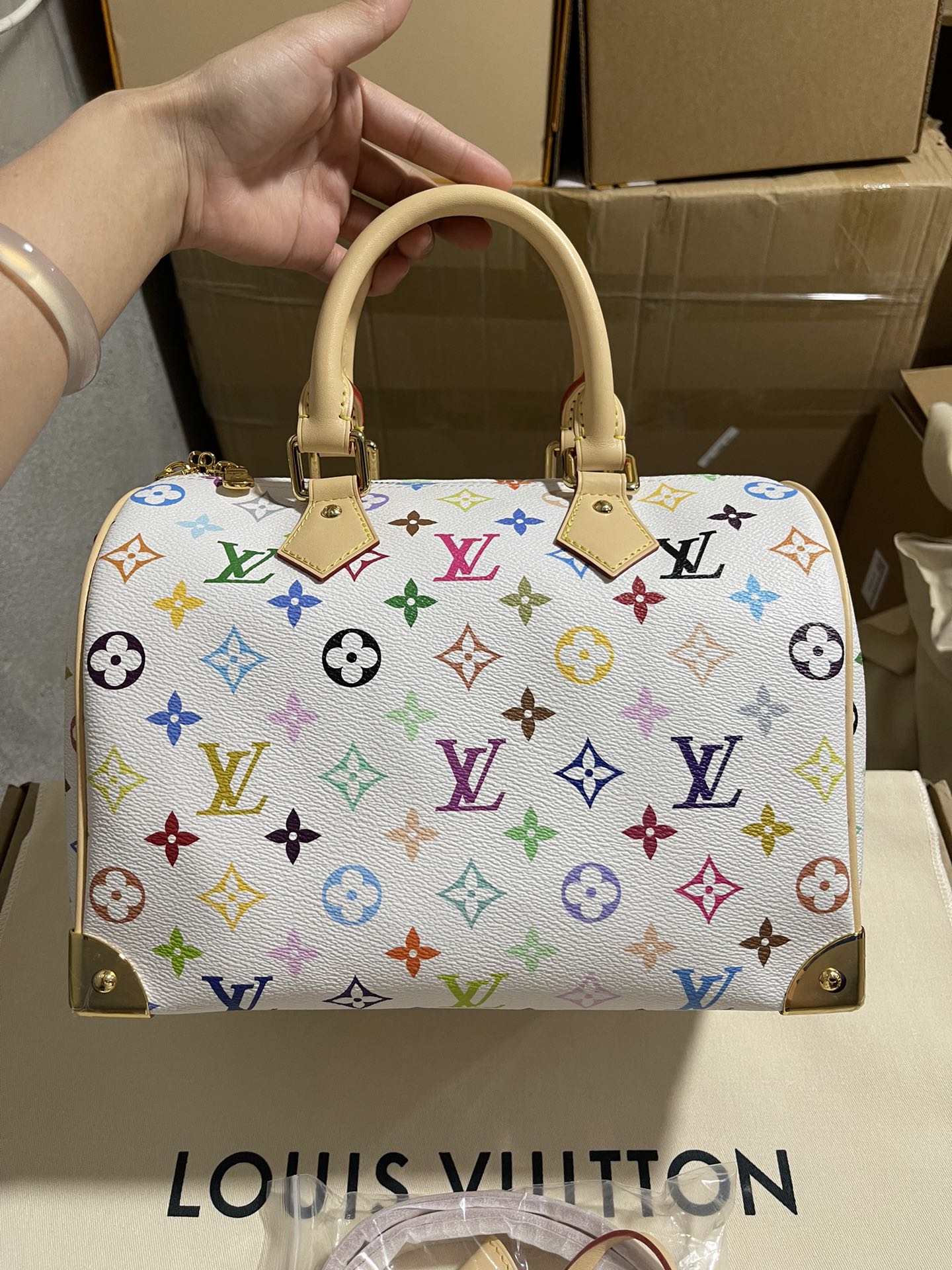 Louis Vuitton LV x TM Speedy Bandoulière 25 Women Bags - M13085