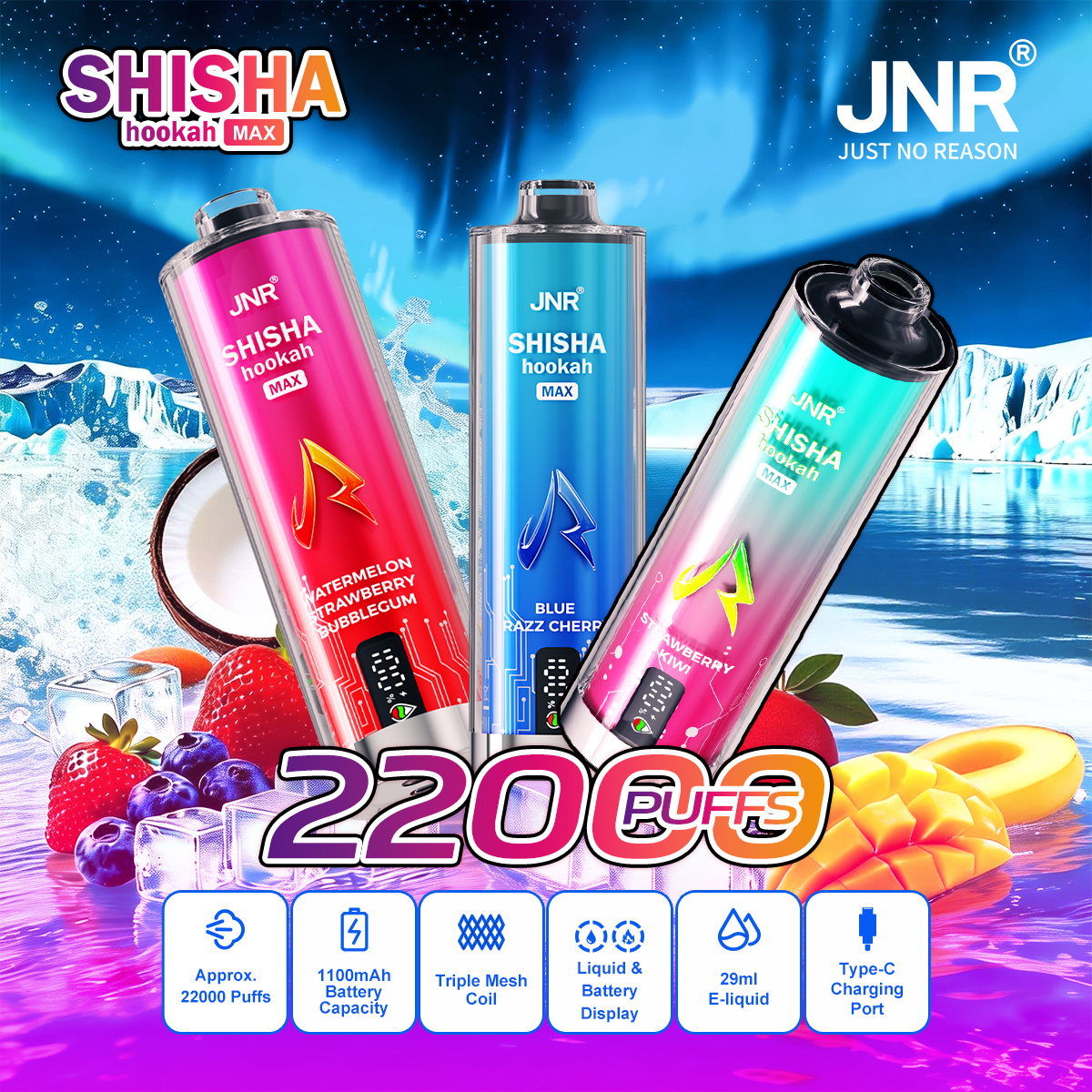 Shisha Max 22000 Puffs - Vape Grok