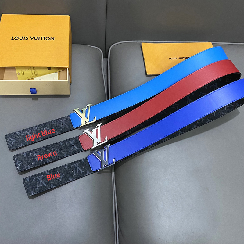 Fashion Top quality steel Buckle Belt Wide-4cm Real Leather reversible Belt PD-862135