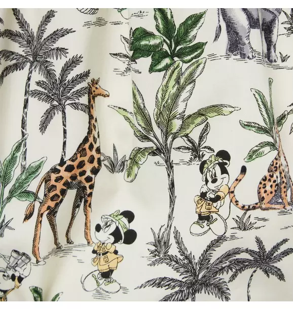 Disney Mickey Mouse Safari Ruffle Baby Romper