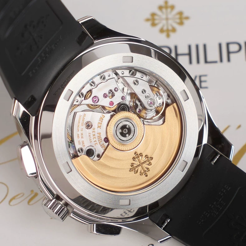 Patek Philippe Aquanaut Black Dial Automatic Men’s Chronograph Watch 5968A-001