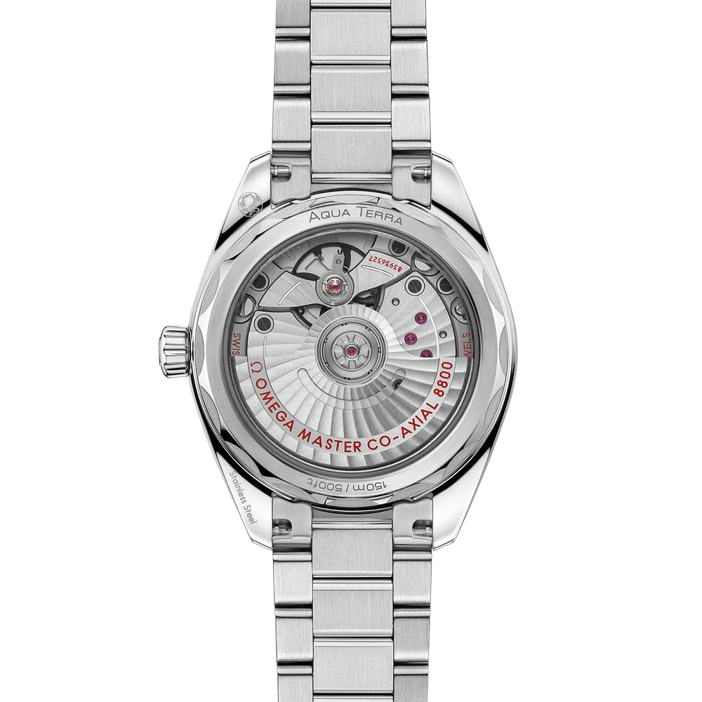 Omega Seamaster Aqua Terra SHADES 34mm Lagoon green Dial Stainless Steel Bracelet 220.10.34.20.10.001
