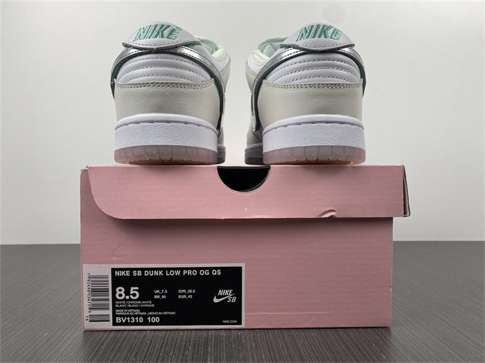 NK SB Dunk Low Diamond Supply Co White Diamond BV1310-100
