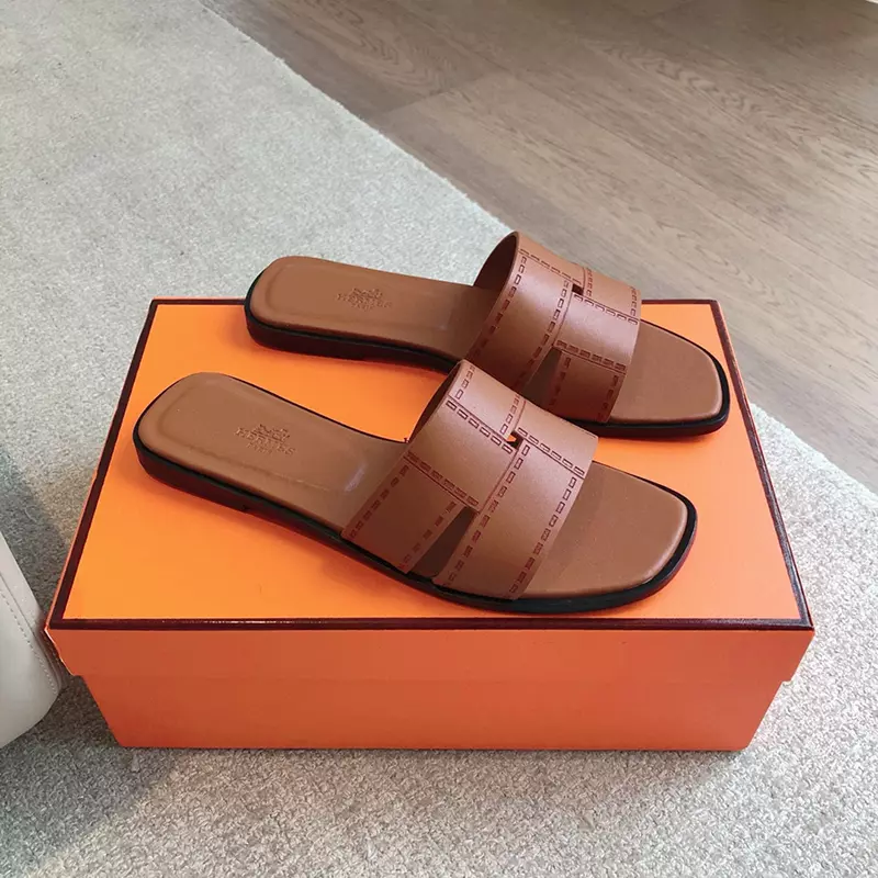 Classical High Quality Real Leathers Slippers LX-872302