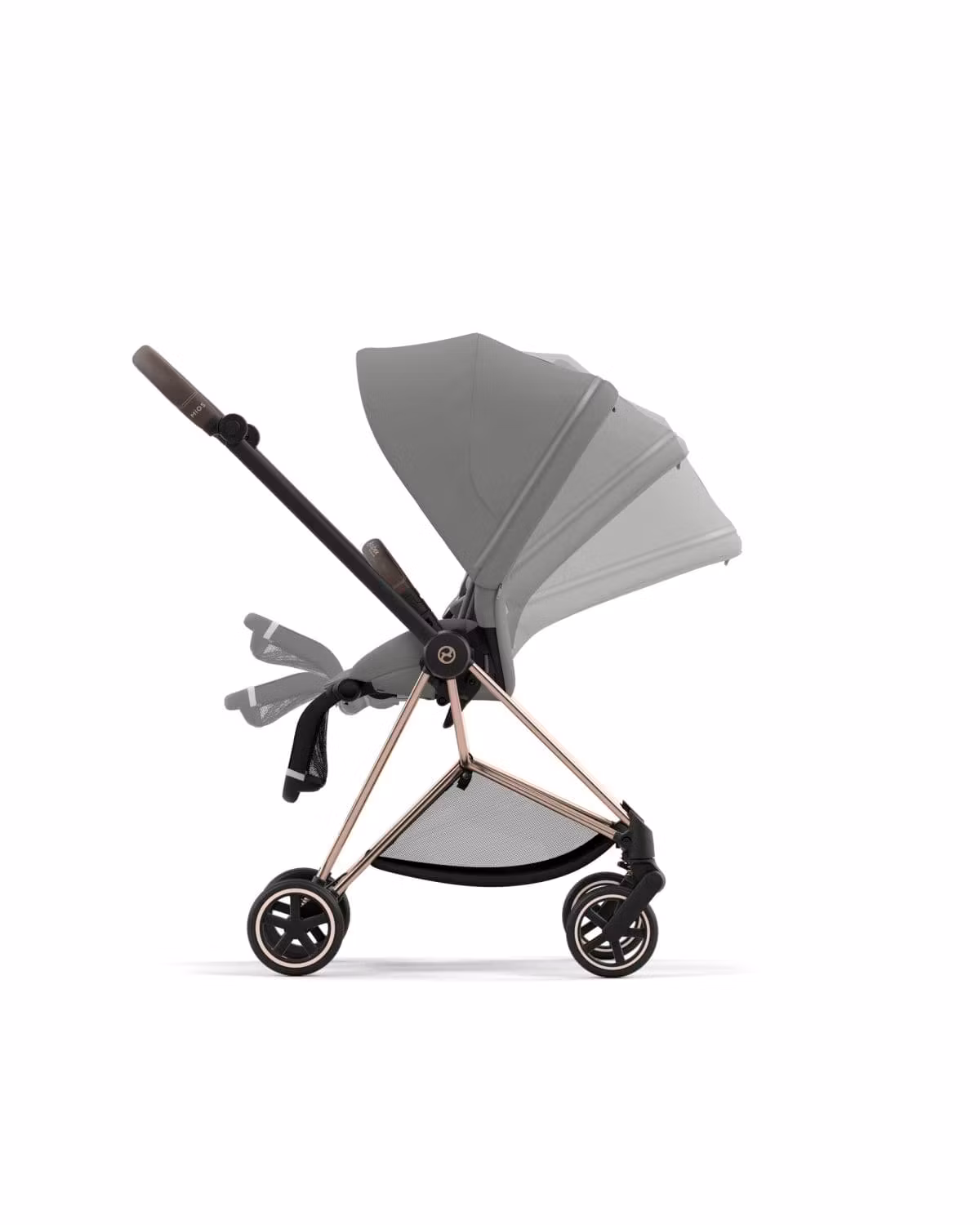 Cybex Mios 3 Stroller (One Box) - Rose Gold / Mirage Grey