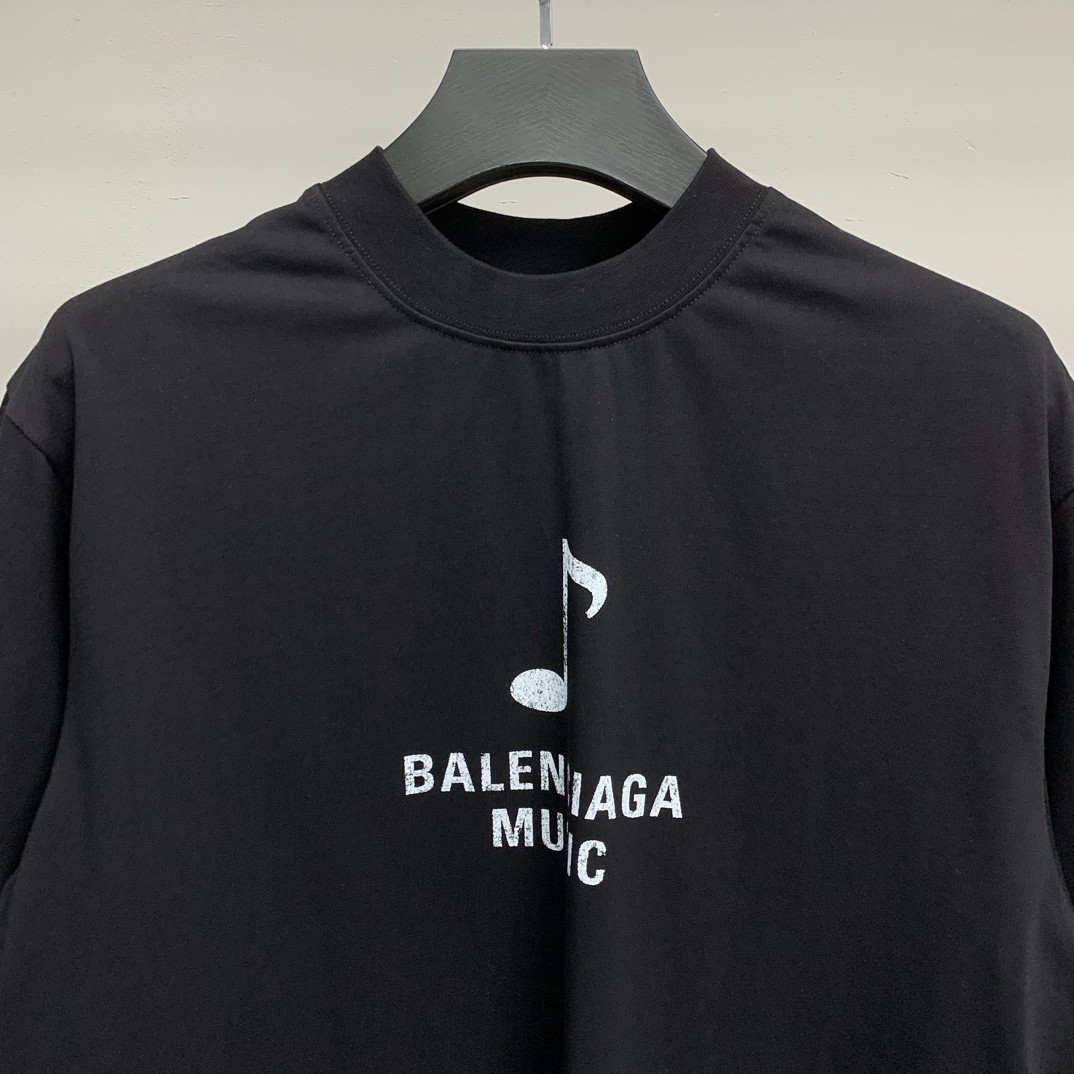 BLCG music capsule series notes printed t-shirt