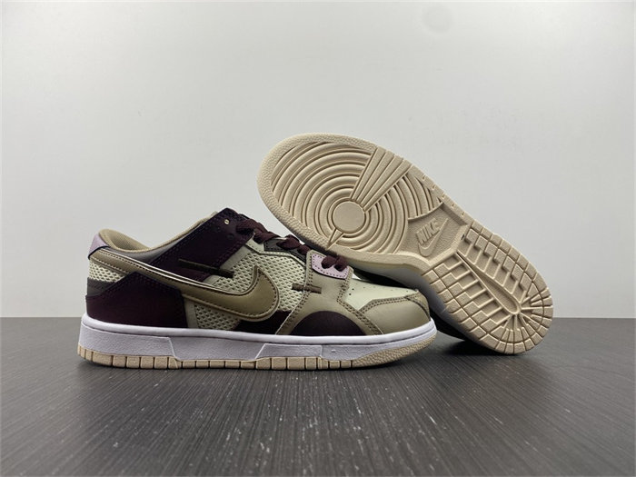 NK Dunk Low Scrap Latte DH7450-100