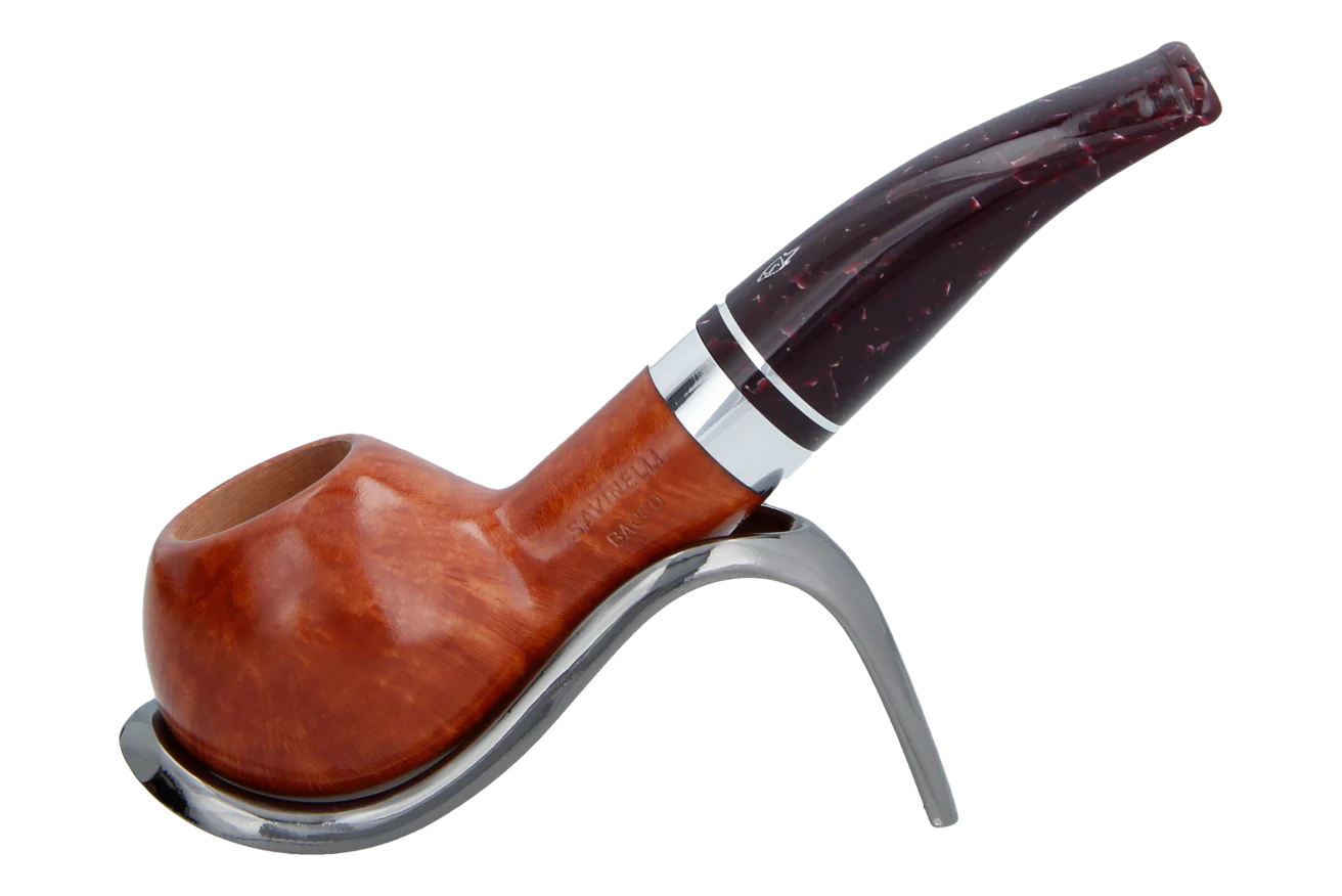 Savinelli Bacco Smooth Natural 321 - 6mm Briar Pipe