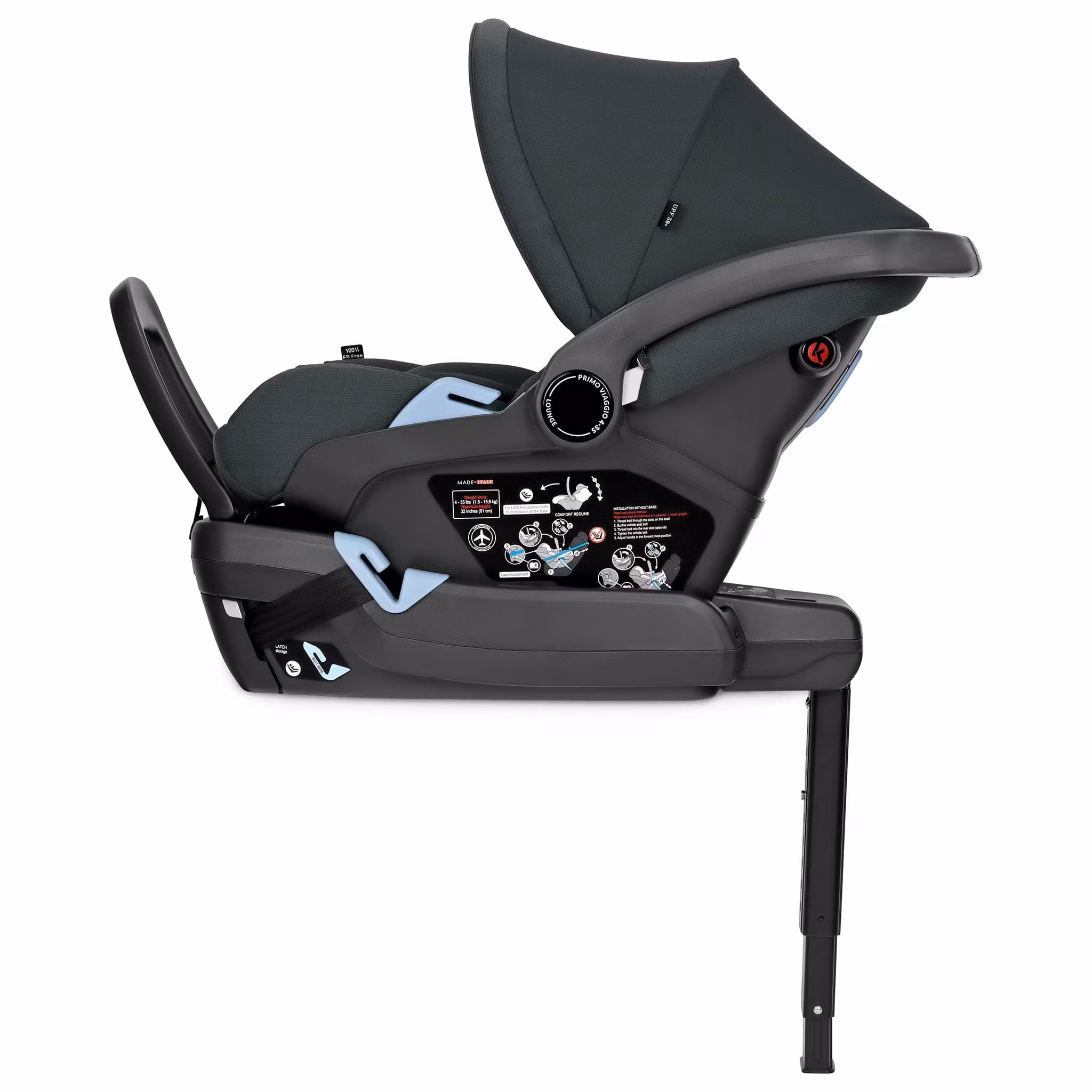 PEG Primo Viaggio Lounge Reclining Infant Car Seat - Metal