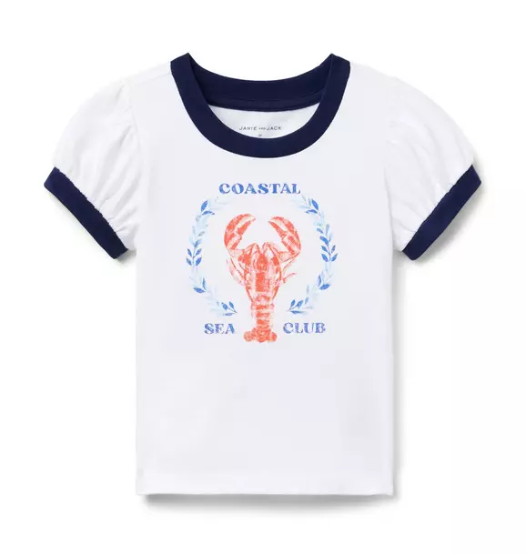 Sea Club Puff Sleeve Tee