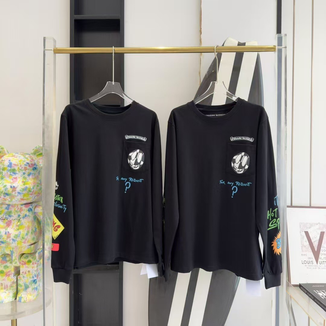Chrome H Graffiti Series Long Sleeve T-shirt